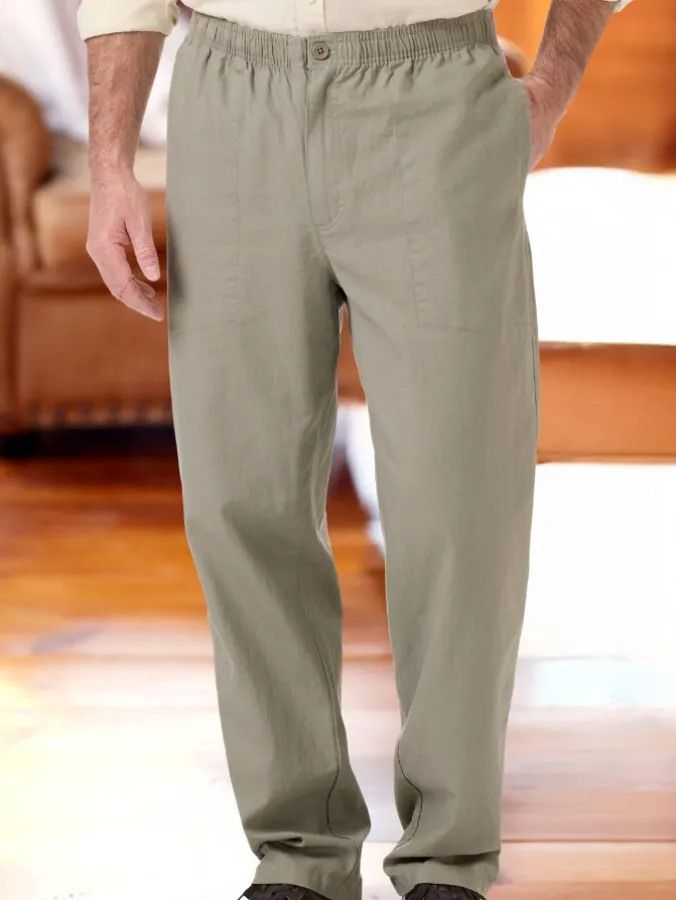 Orton Brothers Linen-Blend Pants