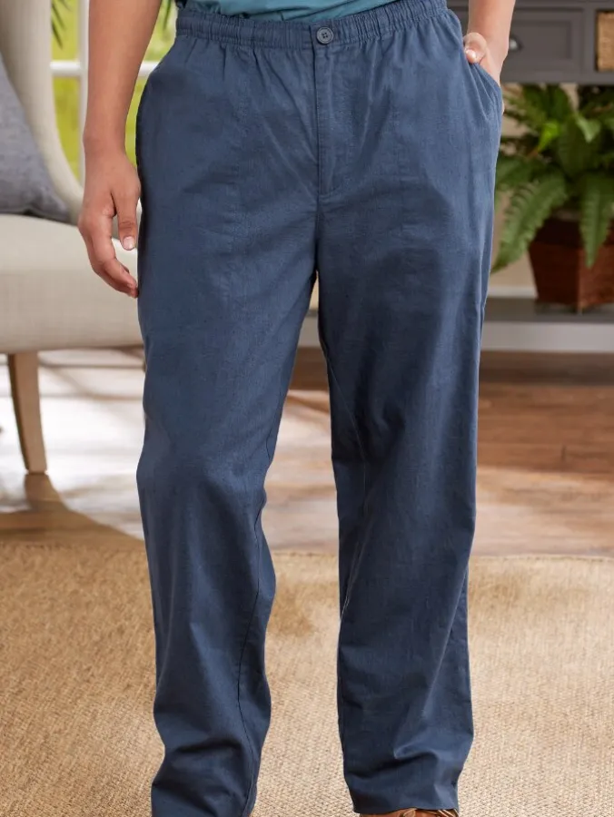 Orton Brothers Linen-Blend Pants