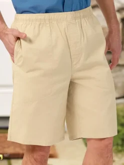 Orton Brothers Linen-Blend Pull-On Shorts