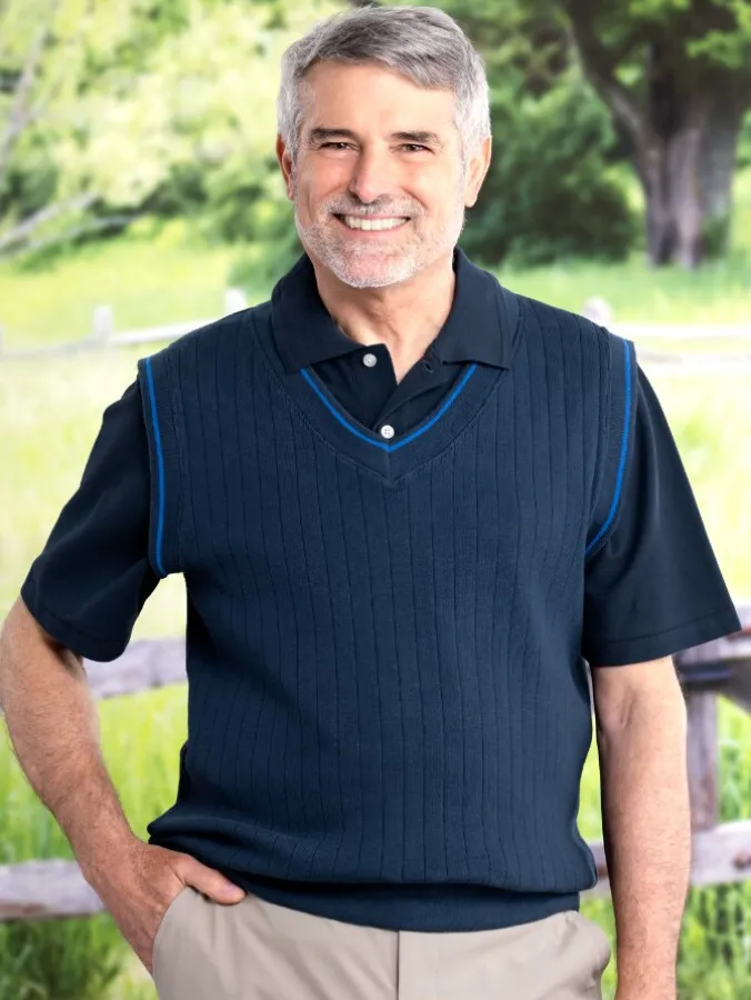 Orton Brothers Link Stitch Sweater Vest