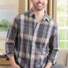 Orton Brothers Long-Sleeve Madras Plaid Cotton Shirt