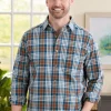 Orton Brothers Long-Sleeve Men's Madras Shirt