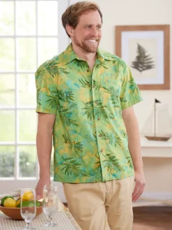 Orton Brothers Men's Short-Sleeve Tropical Shirt