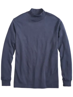 Orton Brothers® Men's USA Cotton Long-Sleeve Mockneck Shirt