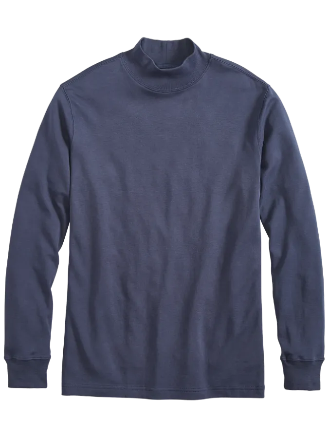 Orton Brothers® Men's USA Cotton Long-Sleeve Mockneck Shirt