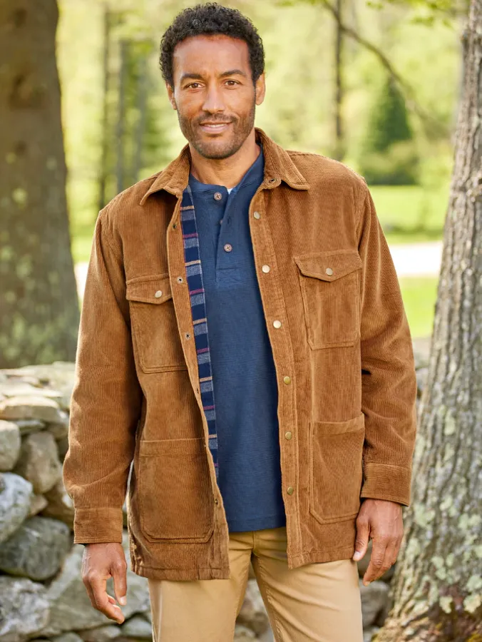 Orton Brothers Midweight Flannel-Lined Corduroy Jacket
