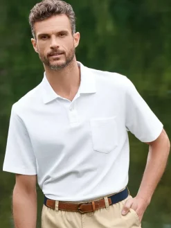Orton Brothers Pique-Knit Short-Sleeve Polo Shirt