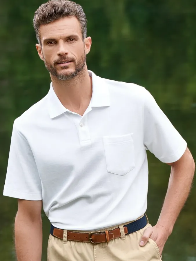 Orton Brothers Pique-Knit Short-Sleeve Polo Shirt