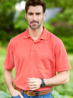 Orton Brothers Pique-Knit Short-Sleeve Polo Shirt