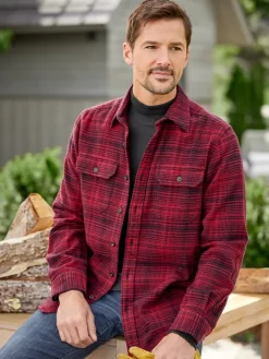 Orton Brother's Plaid Flannel Shirt Jacket