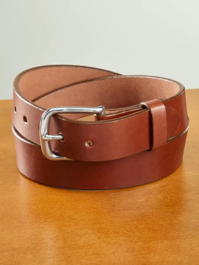 Orton Brothers Removable Buckle Leather Belt