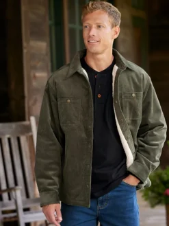 Orton Brothers® Sherpa-Lined Corduroy Shirt