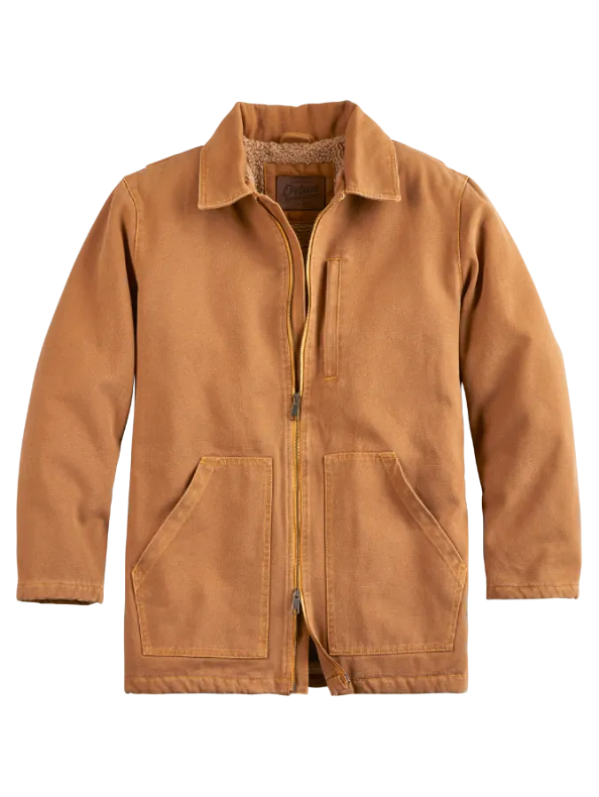 Orton Brothers Sherpa-Lined Cotton Duck Canvas Jacket