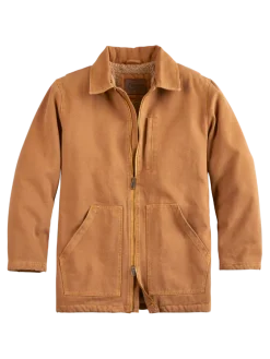 Orton Brothers Sherpa-Lined Cotton Duck Canvas Jacket