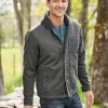 Orton Brothers Sherpa-Lined Microsuede Jacket