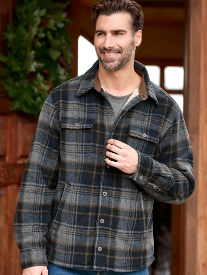 Orton Brothers Sherpa-Lined Shirt Jacket