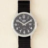 Orton Brothers Stainless-Steel Field Watch With Nylon Wrist Band