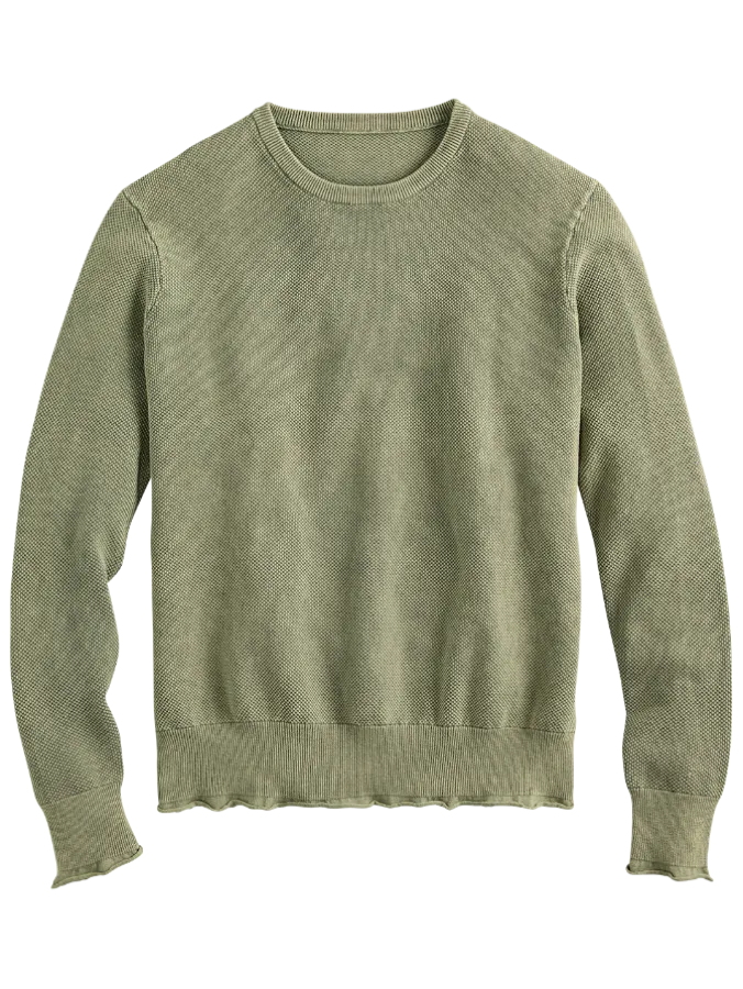 Orton Brothers Washed Cotton Knit Pullover