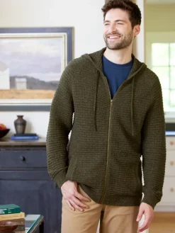 Orton Brothers Zip-Up Sweater With Hood