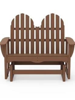 Outdoor Poly Adirondack Slider Bench