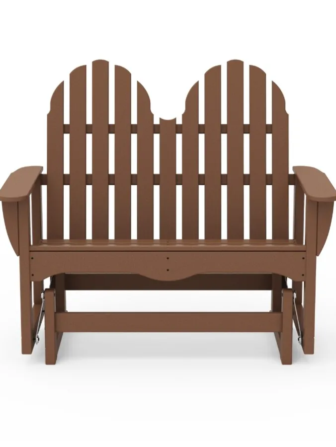 Outdoor Poly Adirondack Slider Bench