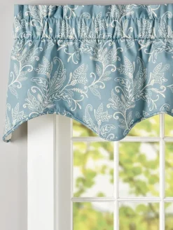 Paisley Forest Lined Rod Pocket Scalloped Valance by Country Curtains®