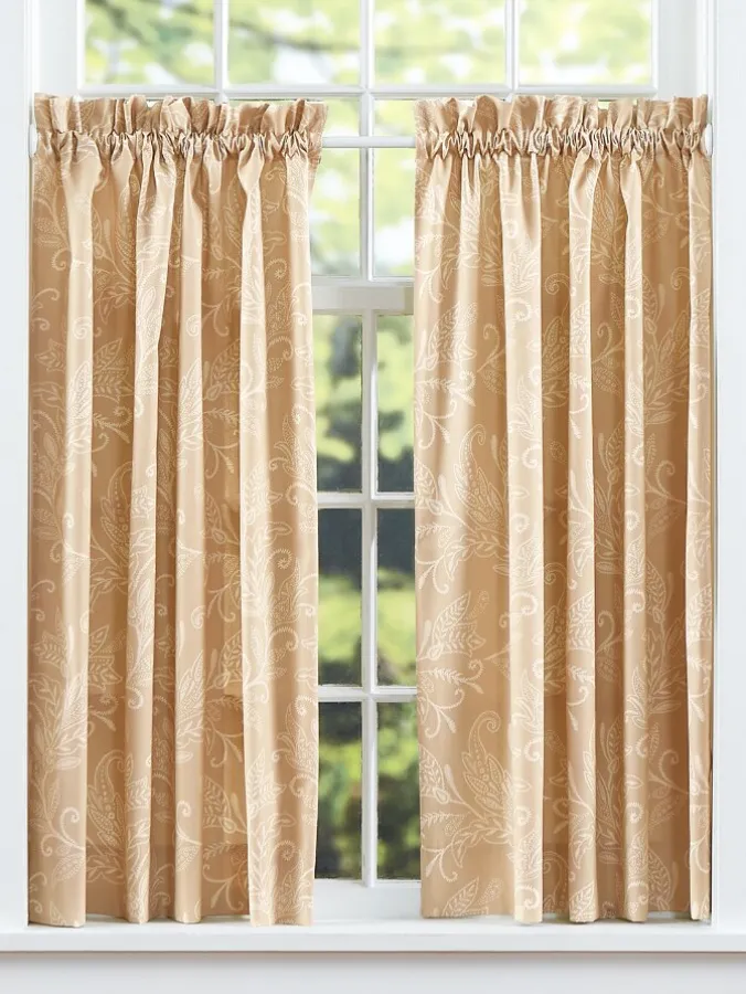 Paisley Forest Rod Pocket Tiers by Country Curtains®