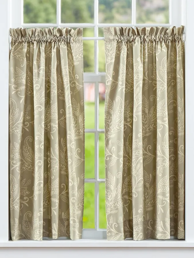 Paisley Forest Rod Pocket Tiers by Country Curtains®
