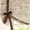 Parisian Note Lined Rod Pocket Tie-Up Valance by Country Curtains®
