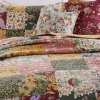 Patchwork Harmony Quilt and Pillow Sham Set