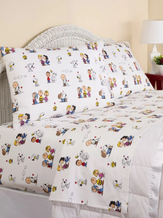 Peanuts Best Friends Portuguese Cotton Flannel Sheet Set