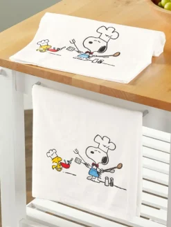 Peanuts Chef Snoopy Flour Sack Towel, Set of 2