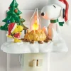 Peanuts Christmas Campfire Night-Light