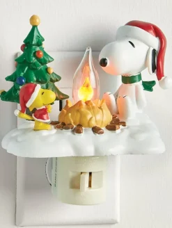 Peanuts Christmas Campfire Night-Light