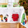 Peanuts Christmas Joy Matte-Finish Oilcloth Tablecloth