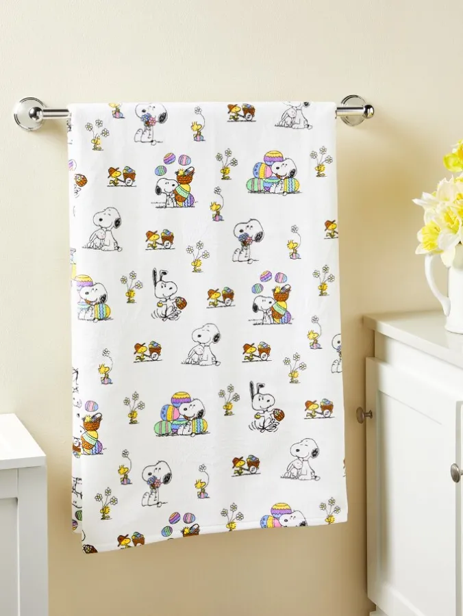 Peanuts Easter Beagle Portuguese Cotton Open-Stock Bath Towels