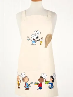 Peanuts Kitchen Helpers Cotton Canvas Apron for Adults