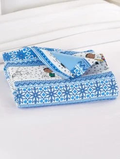Peanuts Nordic Print Portuguese Cotton Double-Flannel Blanket or Throw