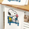 Peanuts Snoopy and Woodstock Summer Fun Flour Sack Towel, Set of 2