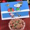Peanuts Snoopy and Woodstock Snow Much Fun Tin With Holiday Nonpareils