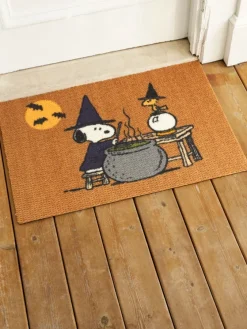 Peanuts Snoopy Halloween Magic Indoor/Outdoor Rug and Doormat