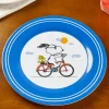 Peanuts Snoopy Melamine Plates, Set of 4