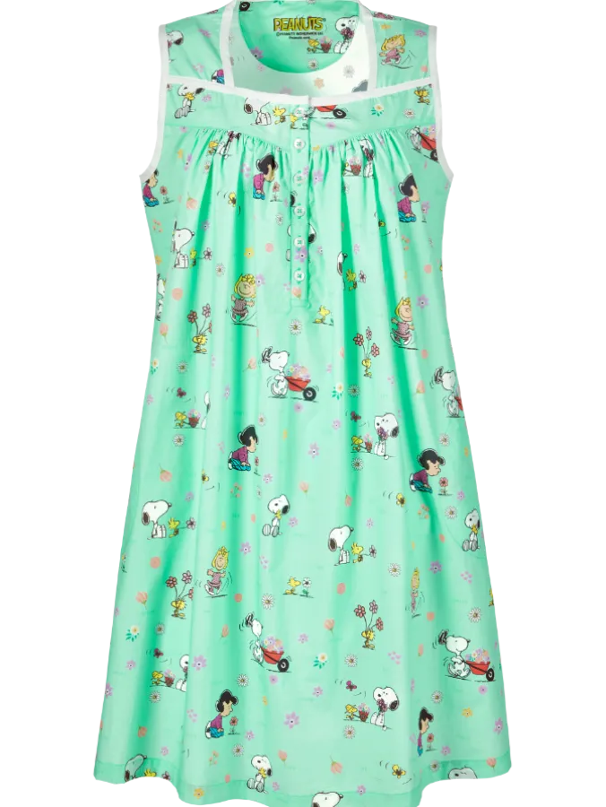 Peanuts Snoopy Spring Beagle Cotton Nightgown
