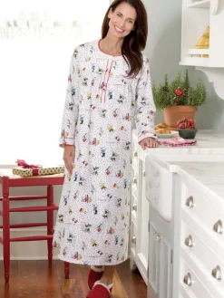 Peanuts Snow Fun Cotton Flannel Nightgown