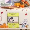 Peanuts Thanksgiving Matte-Finish Oilcloth Tablecloth