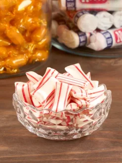 Peppermint Creme Candy Straws, 1.25 Pound Bag