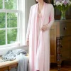 Petal Pink Dreams Lace Wrap Robe