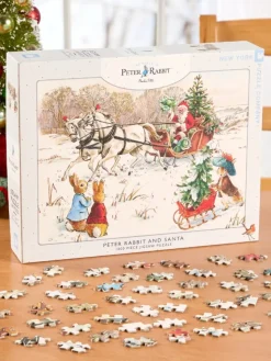 Peter Rabbit and Santa Christmas Puzzle, 1000 Piece