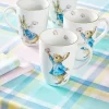 Peter Rabbit Porcelain Mug, Set of 4