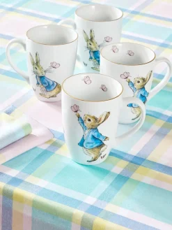 Peter Rabbit Porcelain Mug, Set of 4
